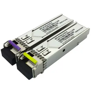 1.25G 1490nm 1550nm Lc Single Fiber Optical Transceiver Network Equipment SFP Module Bidi 100km