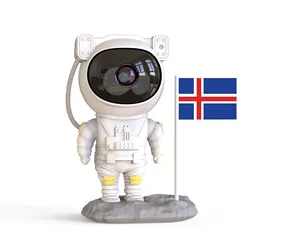 Lonvis Smart Star Projektor Light Space Buddy Projektor Astronauten projektor für Kinderspiel zeug mit Flagge
