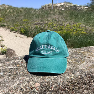 Casquette de plage décontractée respirante avec logo brodé personnalisé OEM, en coton bio de haute qualité, protection solaire - Product Image 3