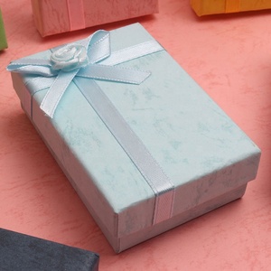 Factory Direct <strong>Rose</strong> Preserved Flower <strong>Jewelry</strong> <strong>Box</strong> with Custom logo for Necklace Ring Gift - Product Image 3