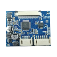 Sonnettes intelligentes OEM, PCBA, fabricant d'origine, carte de circuit imprimé, écran LCD TFT IPS de 4,3 pouces, résolution 800x480, 21 LED