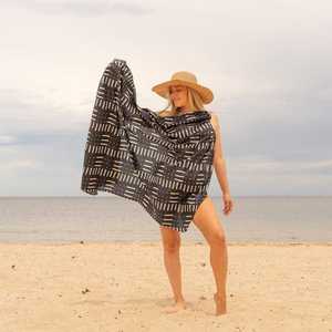 Custom Print 100% Polyester <strong>Women's</strong> <strong>Swim</strong> Cover up Wrap Oversize Summer Pareo Sarong Vacation Beach <strong>Skirt</strong> - Product Image 5