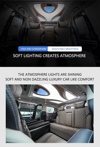 Vito Classe V W447 2016-2022 Toit ouvrant panoramique <span class=keywords><strong>Ciel</strong></span> étoilé LED Lumière ambiante Lampe de plafond arrière en métal Changement de couleur - Product Image 4