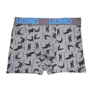 Morcoda Atacado Boxer de Poliéster Macia e Confortável para Homem com Boa Estampa Cueca a Preço Baixo Ropa Interior Para Hombre - Product Image 6