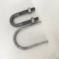 DIN3570 Différentes tailles personnalisées Connecteur de tuyauterie pris en charge Croix Double collier de serrage en forme de U Boulons en U