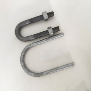 DIN3570 Personalizado varios tamaños Conector de tubería compatible Cruz Doble abrazadera de tubería en forma de <span class=keywords><strong>U</strong></span> Pernos en <span class=keywords><strong>U</strong></span> - Product Image 5