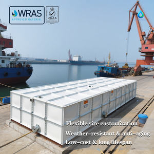 Réservoir d'eau 100 000 litres en PRV/GRP, réservoir rectangulaire en fibre de verre, réservoir d'eau assemblé en panneaux de fibre de verre - Product Image 4