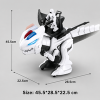 Jouet dinosaure RC Tyrannosaurus programmé intelligent - marche, danse, musique, électrique, plastique, robot de dessin animé, télécommande
