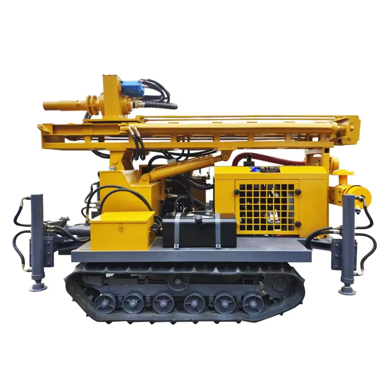 آلة حفر وآبار مائي يتم تركيبها على شاحنة 300 مترًا جهاز حفر آلة حفر آلة حفر آبار مائي آلة حفر آلة/آبار