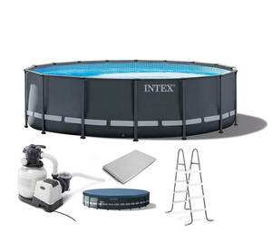 Piscine hors sol ronde pour enfants <span class=keywords><strong>INTEX</strong></span> 26340 Ultra <span class=keywords><strong>XTR</strong></span> en PVC, 7,32 m x 1,32 m - Product Image 2