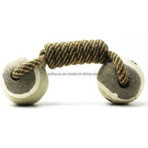 Giocattolo per Cani in Gomma Durevole, Sostenibile ed Ecologico, a Forma di Manubrio con Nodo, Interattivo e Carino per il Gioco degli Animali Domestici - Vendita all'Ingrosso - Product Image 4
