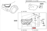 Pour Toyota RAV4 2016 Euro LED feux de croisement phares de voiture OE 81185-0R110 81145-0R110