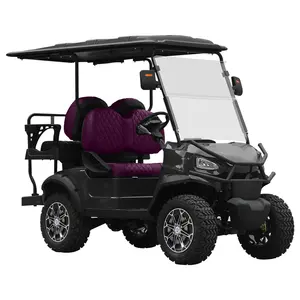 Carrinho de caça off-road novo elétrico de 4 lugares para carrinho de golfe