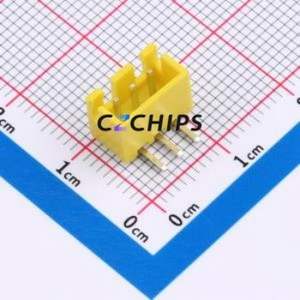 ZX-XH2.54-3PWZ-Y Wire-to-Board Pin Header Bent Lead Through Hole,P=2.5mm Connector 1x3P 2.5mm Right Angle Insert XH - Product Image 1
