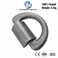 Anneau de fixation en acier forgé Zhihong pour conteneur, anneau de cerclage robuste 20T/50T, charge de rupture certifiée ISO, à souder sur conteneur - Vente chaude