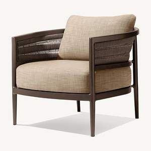 Decoout Cojín de silla de salón de aleación de aluminio para exteriores de gama alta y popular para sillón tejido de <span class=keywords><strong>cama</strong></span> de día de aluminio para exteriores y jardín - Product Image 1