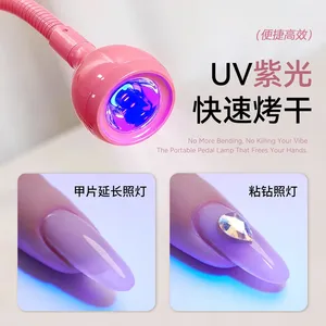 โคมไฟเล็บ LED ระดับมืออาชีพ หมุนได้ 360 องศา พร้อมสวิตช์เท้า กำลังไฟสูง แห้งเร็ว สำหรับอบเจลขัดเงา เหมาะสำหรับร้านทำเล็บ - Product Image 4