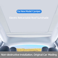 Kits de pare-soleil de toit adaptés au nouveau modèle Y 2025 Juniper rideau d'ombrage de pare-soleil de toit rétractable électrique