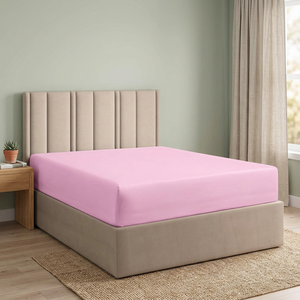 Fitted Sheet California King Pink 600 Thread Count 100 Cotton Deep Pocket Home Use - Product Image 3
