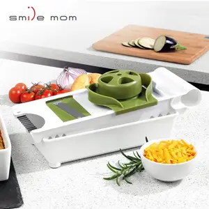 Küchen geschirr Zubehör gute Qualität Kunststoff Gemüses alat Slicer Cutter Bowl Kunststoff