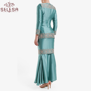 Kimono islámico de Jilbab, ropa de vestir árabe personalizada de Dubái, Abaya, Kant, Halsduk, Kebaya, Indonesia, última moda - Product Image 4