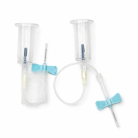 Aiguille papillon médicale Sol-KL 21G 23G 25G, aiguille de prélèvement sanguin sécurisée, aiguille médicale stérile pour hôpital