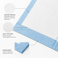 Tapis d'entraînement pour chiens robustes et écologiques, directement de l'usine, avec noyau en pâte de cellulose et SAP, absorption rapide, support imperméable IPX7, en vrac