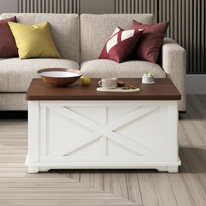 Thiết kế hiện đại có độ bóng cao Bàn <span class=keywords><strong>bar</strong></span> cà phê với 2 ngăn kéo đồ nội thất phòng khách hiện đại với lưu trữ - Product Image 2