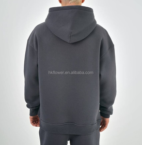 Sweat-shirts à capuche personnalisés de haute qualité pour hommes, coupe classique, en polyester/coton épais, pour l'automne – Vente en gros pour fabricants - Product Image 2