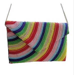 Design de luxe Top Vente Sacs à main perlés Sac à bandoulière pour femmes Sac à main pour soirée Disponible à un prix abordable pour l'exportation - Product Image 1