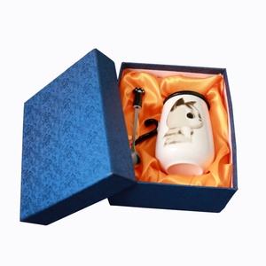 Caja de Regalo de Cartón Rígido de Dos Piezas con Diseño Personalizado para Taza de Café, Cerámica, Té, Cerveza, con Tapa - Product Image 2