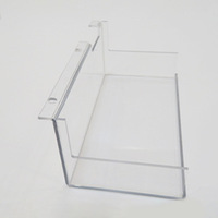 Couverture en verre pour instrument à déflecteur mécanique, fenêtre d'observation de purification d'atelier sans poussière, personnalisable, en PC et verre transparent