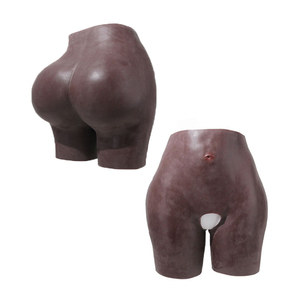 Pantalon rehausseur de hanches en silicone sexy, idéal pour les femmes africaines, avec entrejambe ouvert en silicone, pour un fessier rebondi et un volume accru, parfait pour le jeu de rôle. - Product Image 1