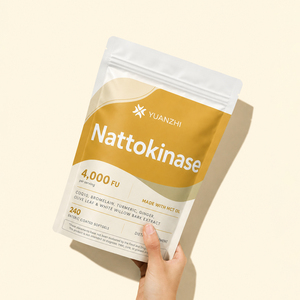Cápsulas de Nattokinasa 5000 FU para la Salud del Corazón, Circulación Sanguínea, Enzima Fibrinolítica, Fábrica GMP, Venta al Por Mayor - Product Image 5