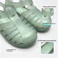 Sandales Sabots d'Été en Gelée pour Enfants, Antidérapantes, Semelle Souple, Légères, à Bride Arrière, Résistantes à l'Eau, Chaussures Montantes pour Garçons, Filles et Bébés