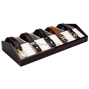 Présentoir de ceintures en bois pour magasin de détail, organisateur de ceintures à 12 compartiments, présentoir de <span class=keywords><strong>comptoir</strong></span>, présentoir de ceintures en <span class=keywords><strong>cuir</strong></span> - Product Image 4