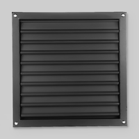 Ventilateur axial à lamelles carrées YWF4E/4D 250 pour l'extraction et la circulation d'air dans les toilettes