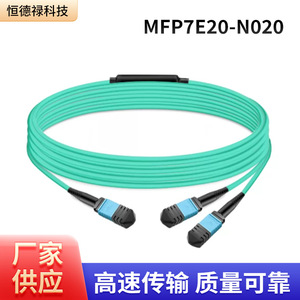 Cable Óptico MPO APC a 2x2 Canales, 30m, 400G, Revestimiento de PVC, Cable de Datos para Redes de Alta Velocidad - Product Image 4