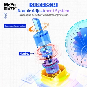 <span class=keywords><strong>MoYu</strong></span> Super RS3M 5,6 cm Maglev Ball-Core versión profesional nivel de competición ajustable cubo mágico magnético para jugadores - Product Image 2