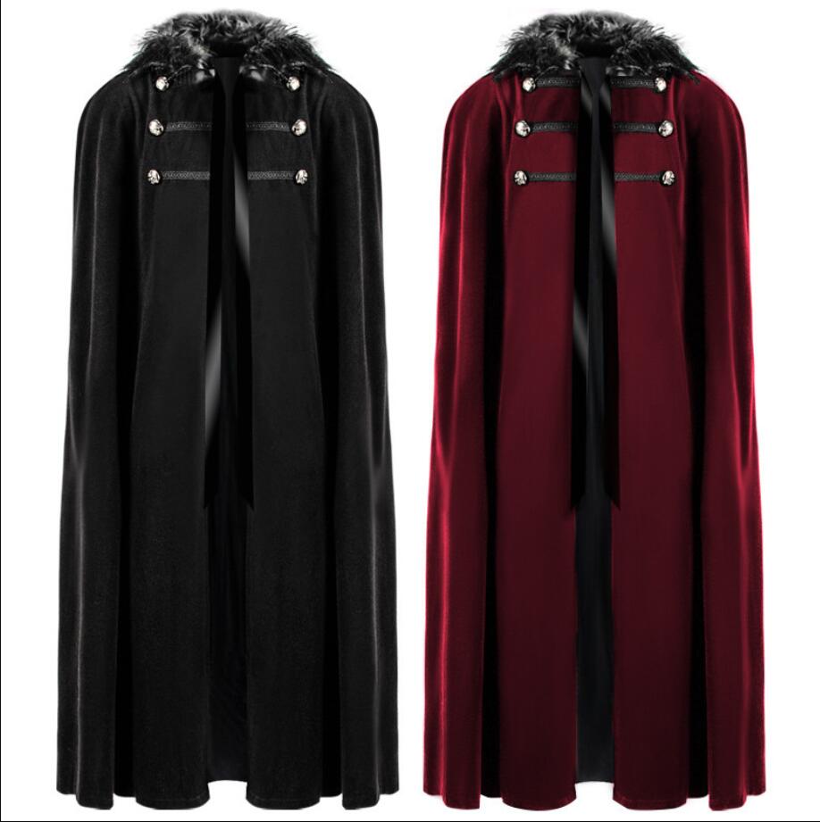 white christmas dresses Medieval Winter Cloak Thick Collar, Larp Vicking Knight Cosplay Cape C –  Clothing Store - Custom Over size Hoodie Cloak