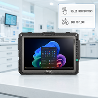 Tablet PC Getac UX10-IP de 10.1 Pulgadas Totalmente Resistente, Intel Core Ultra, Windows 11 Pro para Servicio Industrial en Campo