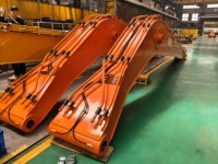 MONDE Bras de pelle longue portée pour excavatrice, livraison rapide, bras long personnalisé compatible avec les excavatrices de 10 à 120 tonnes