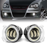 Feux antibrouillard LED de haute qualité pour Volkswagen Polo GTI 9N3 MK4 Facelift 2005 2006 2007 2008 2009 2010 Angel Eyes