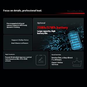 Computadora Portátil <span class=keywords><strong>Lenovo</strong></span> ThinkPad P16S para Juegos con CPU Ultra7, Pantalla OLED de 16 Pulgadas, 32 GB de RAM, SSD de 1 TB, RTX500Ada 4G, Teclado en Inglés Nuevo - Product Image 3