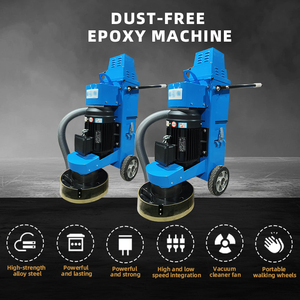 Pulidora de <span class=keywords><strong>Pisos</strong></span> Semiautomática Eficiente de 3.7KW, 220V, con Colector de Polvo, Profesional para <span class=keywords><strong>Pisos</strong></span> de Epoxi y Mármol - Product Image 1