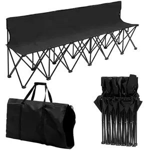 NPOT Atacado Extra Grande Cadeira Dobrável Canvas Stool Folding Camping Cadeiras Dobráveis Ferro BSCI Outdoor Móveis para Venda Metal