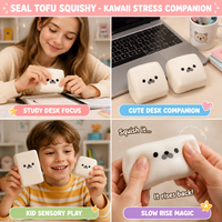 Jouet Squishy Tofu en TPR souple à rebond lent, en forme de cube de lait ou d'animal, anti-stress, pour enfants et adultes, cadeaux d'anniversaire