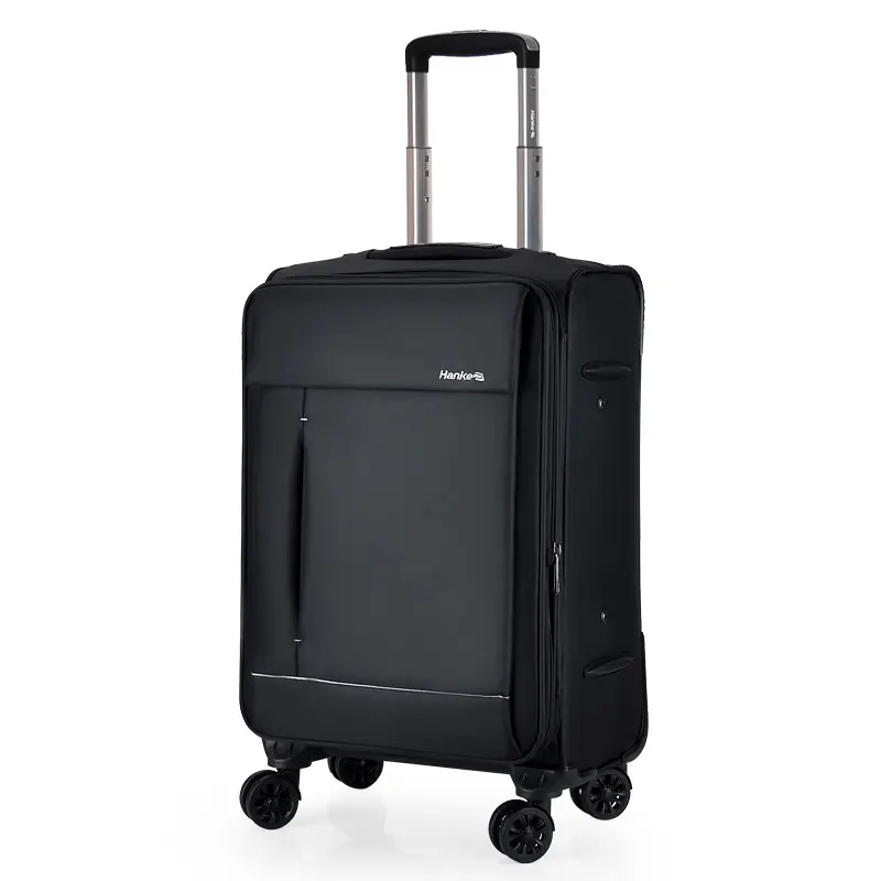 Hanke 28 inch Universal Spinner Wheels Business Travel Men Soft Carry-on Luggage Bags Fabric Suitcase