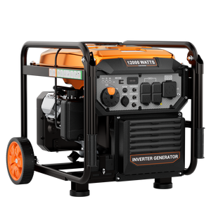 Générateur à onduleur 9000 Watts, moteur à essence 4 temps, 120V 230V, portable avec écran LED et démarrage électrique - Product Image 1