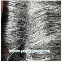 GS-N Super Thin Skin 0.03-0.04mm V Loop All Over 8X10 Cheveux Indiens Plusieurs Tailles Systèmes de Remplacement Cheveux Humains Toupet pour Homme